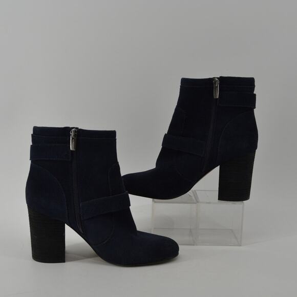 Vince Camuto Simlee Size 10 Womens Ankle Boots Suede Buckle - Picture 7 of 11